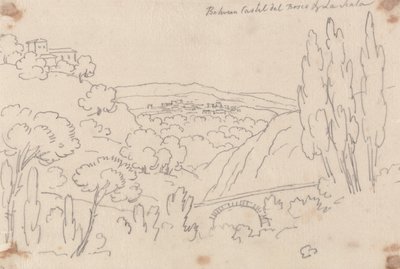 Between Castel del Bosco and La Scala by John Robert Cozens